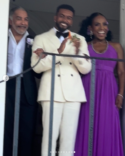 Eric and Etienne Maurice with Sheryl Lee Ralph on Etienne's wedding day, posted on July 14, 2024 | Source: Instagram/iamrobireed