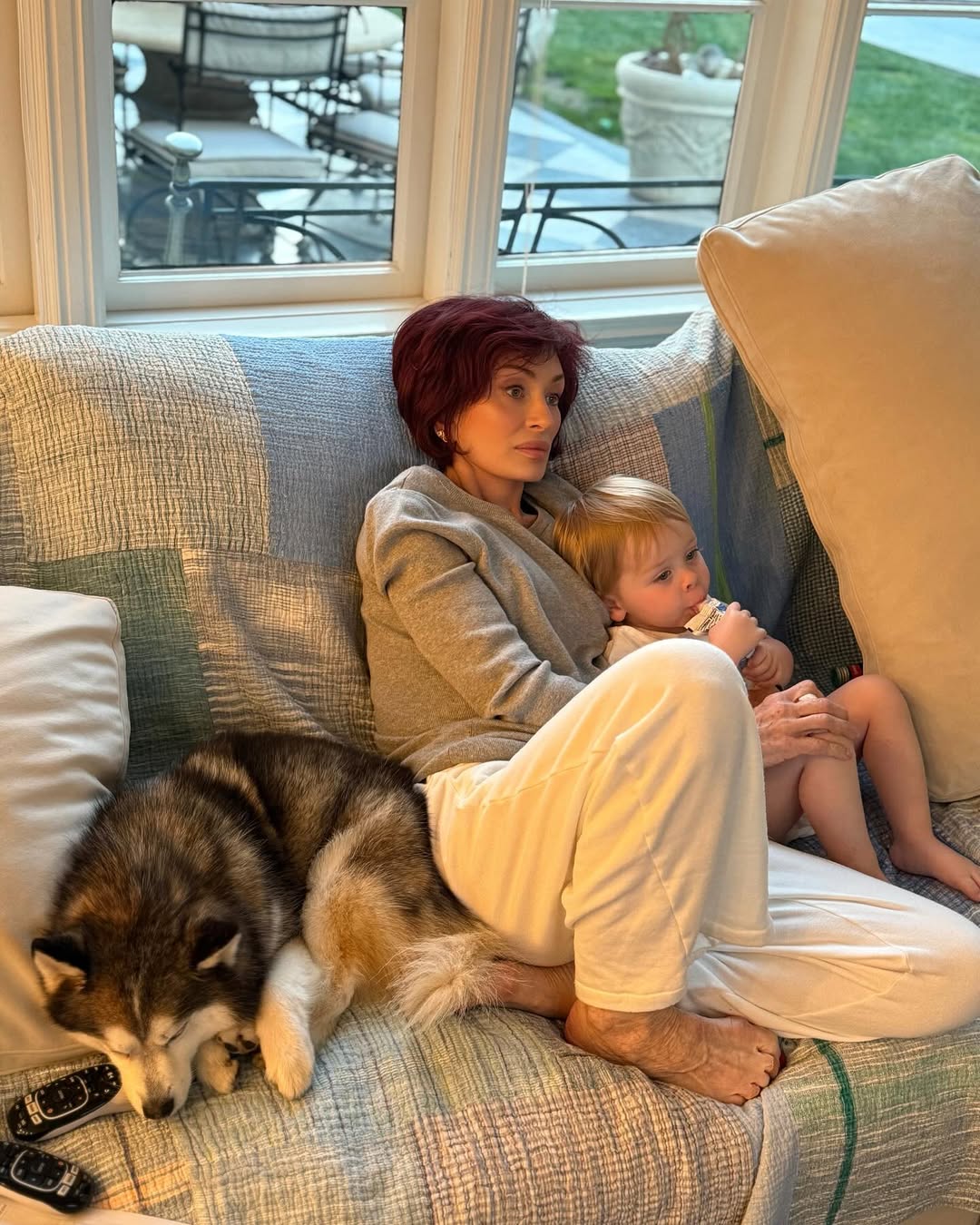 Sharon Osbourne from a post dated April 5, 2025. | Source: Instagram/sharonosbourne