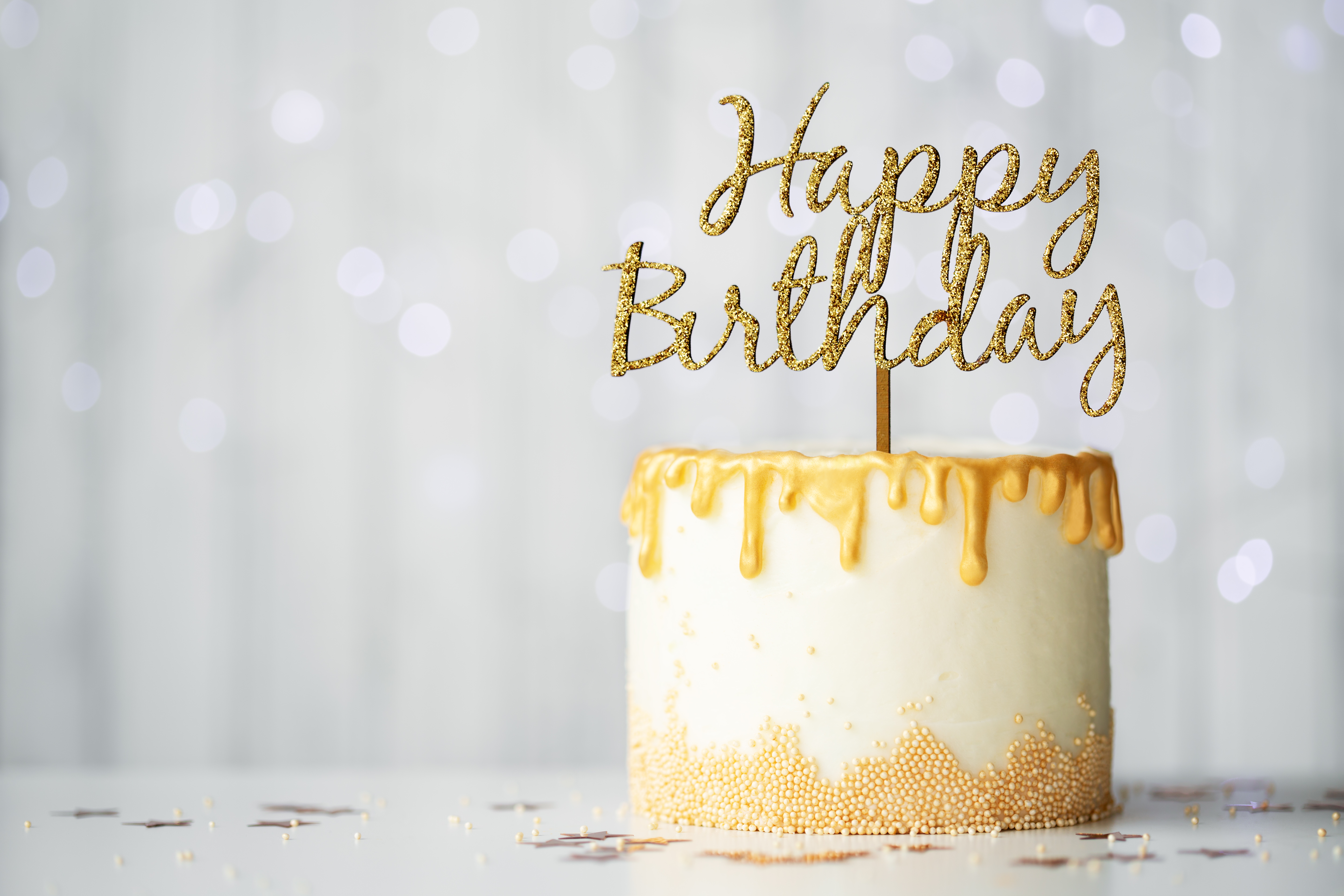 A happy birthday cake | Source: Shutterstock