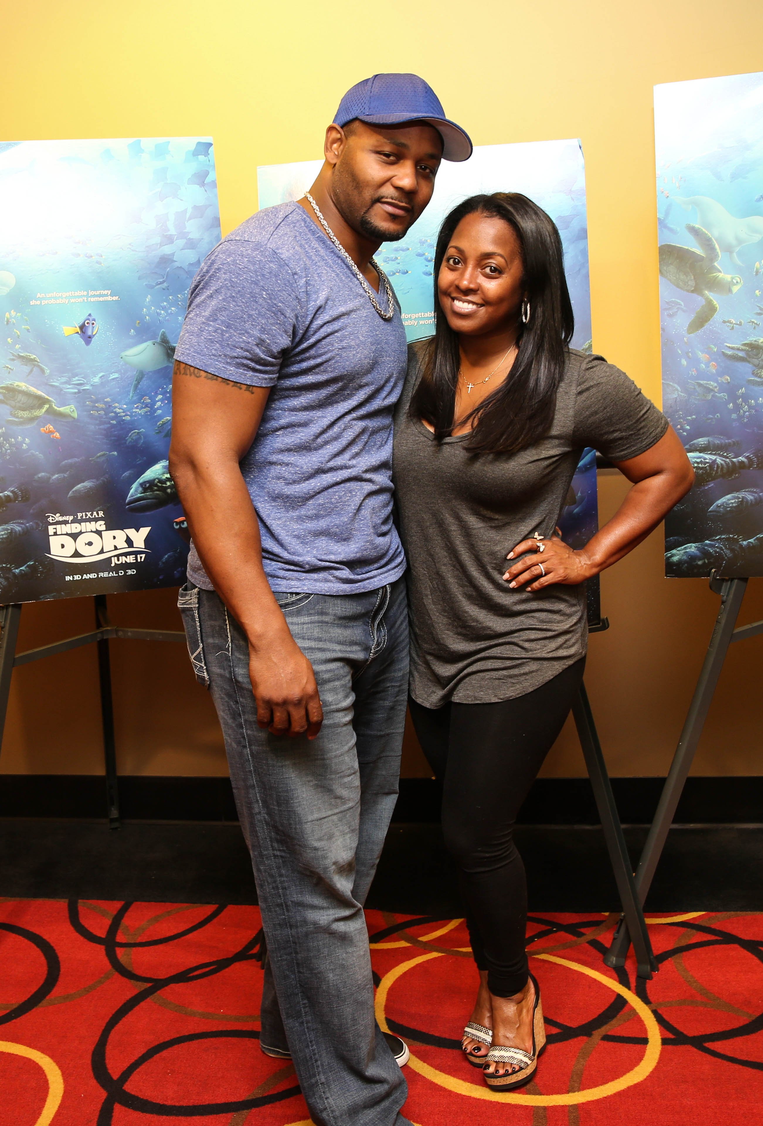 Keshia Knight Pulliam & Ed Hartwell at “Finding Dory” advance screening on June 15, 2016 in Georgia | Photo: Getty Images