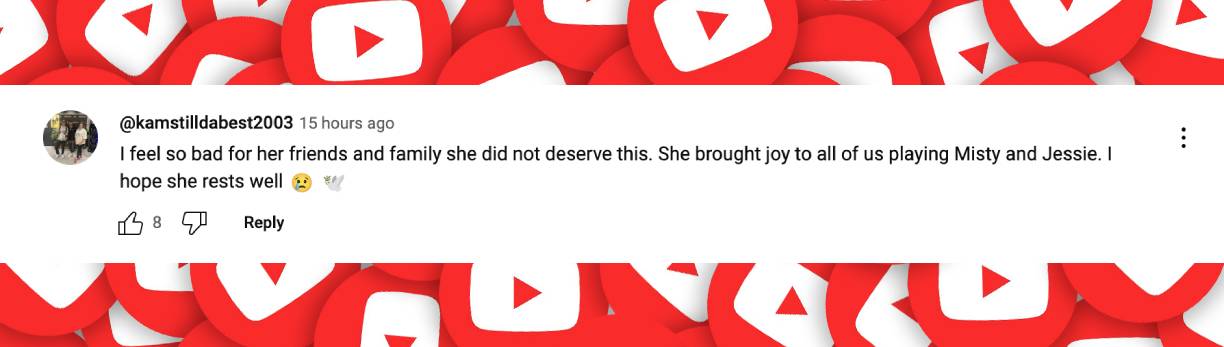 A fan comment dated August 13, 2024 | Source: YouTube/@RedCarpetNewsTV