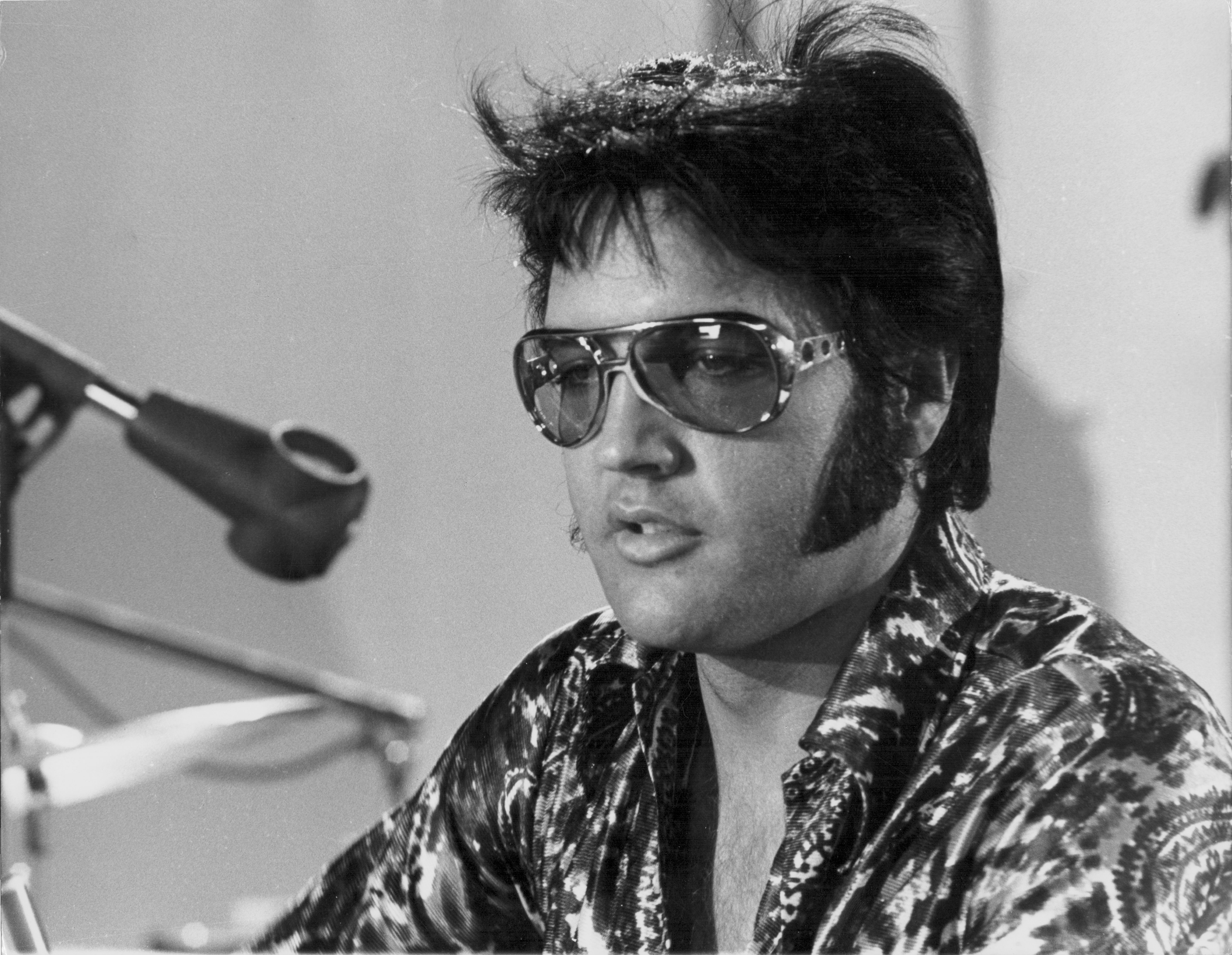 Elvis Presley in the documentary film 'Elvis; That's The Way It Is' in 1970 | Source: Getty Images