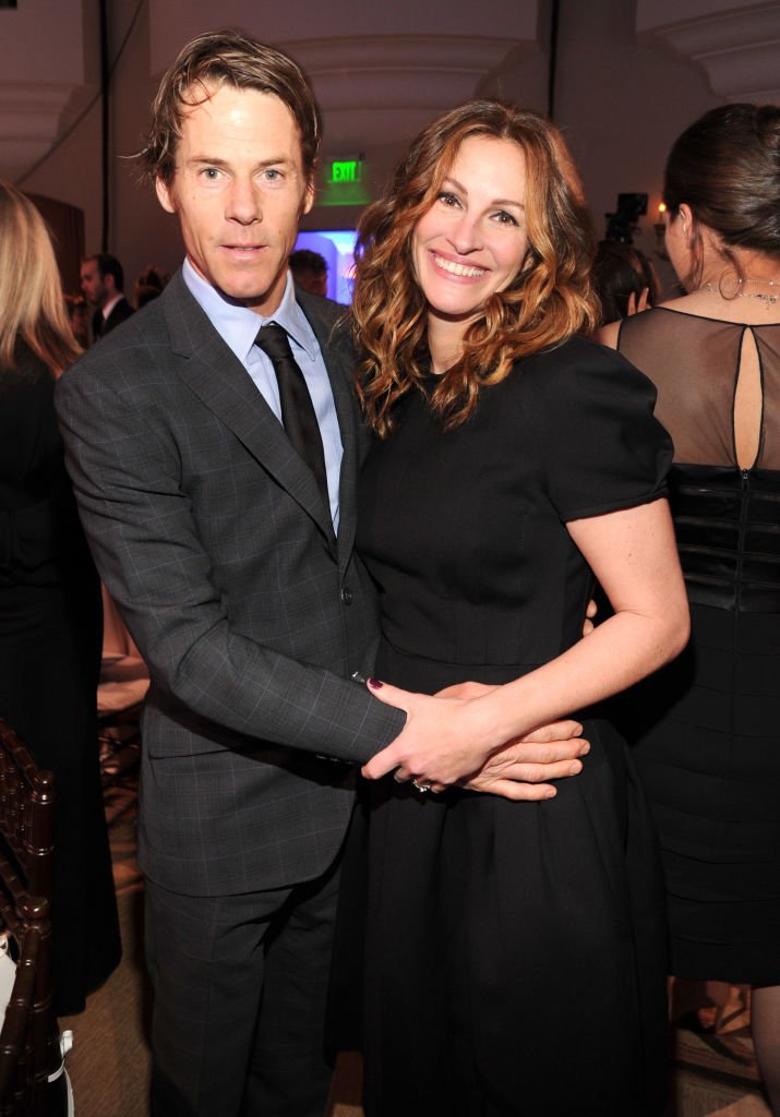 Julia Roberts with her husband Danny Moder on January 11 2014 in Beverly Hills | Source: Getty Images