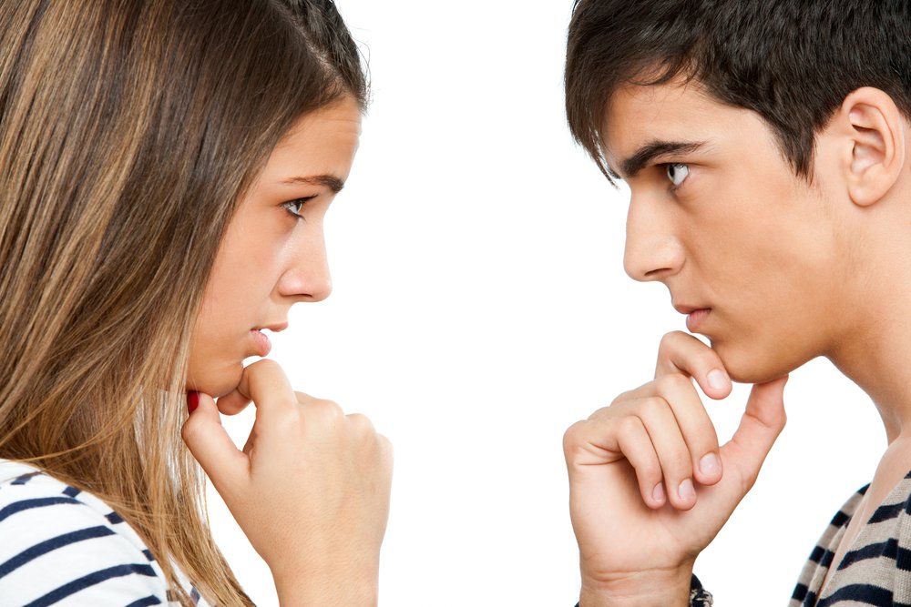 Pareja que está molesta. | Foto: Shutterstock.