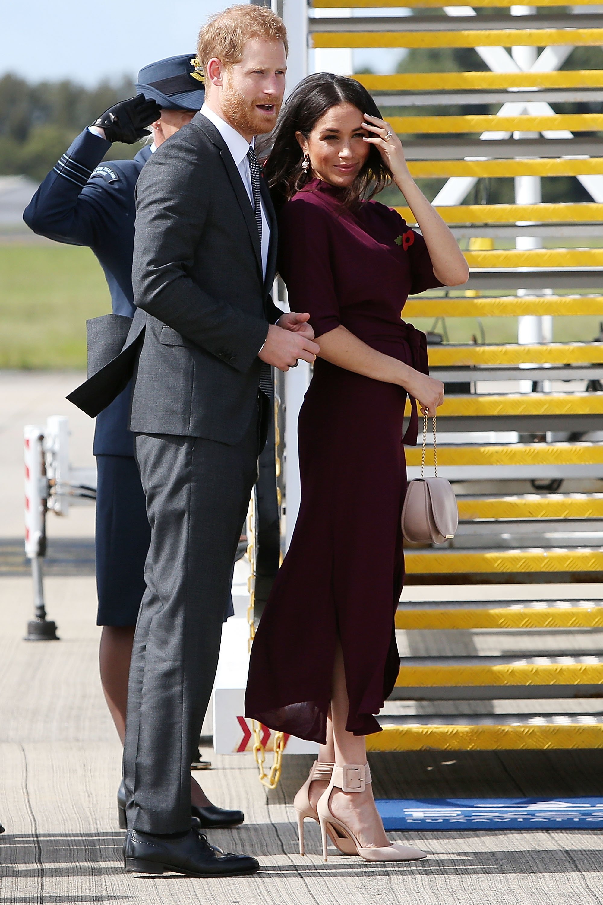 Prince Harry and his wife Meghan Markle depart Sydney Airport on October 28, 2018 in Sydney, Australia | Source: Getty Images