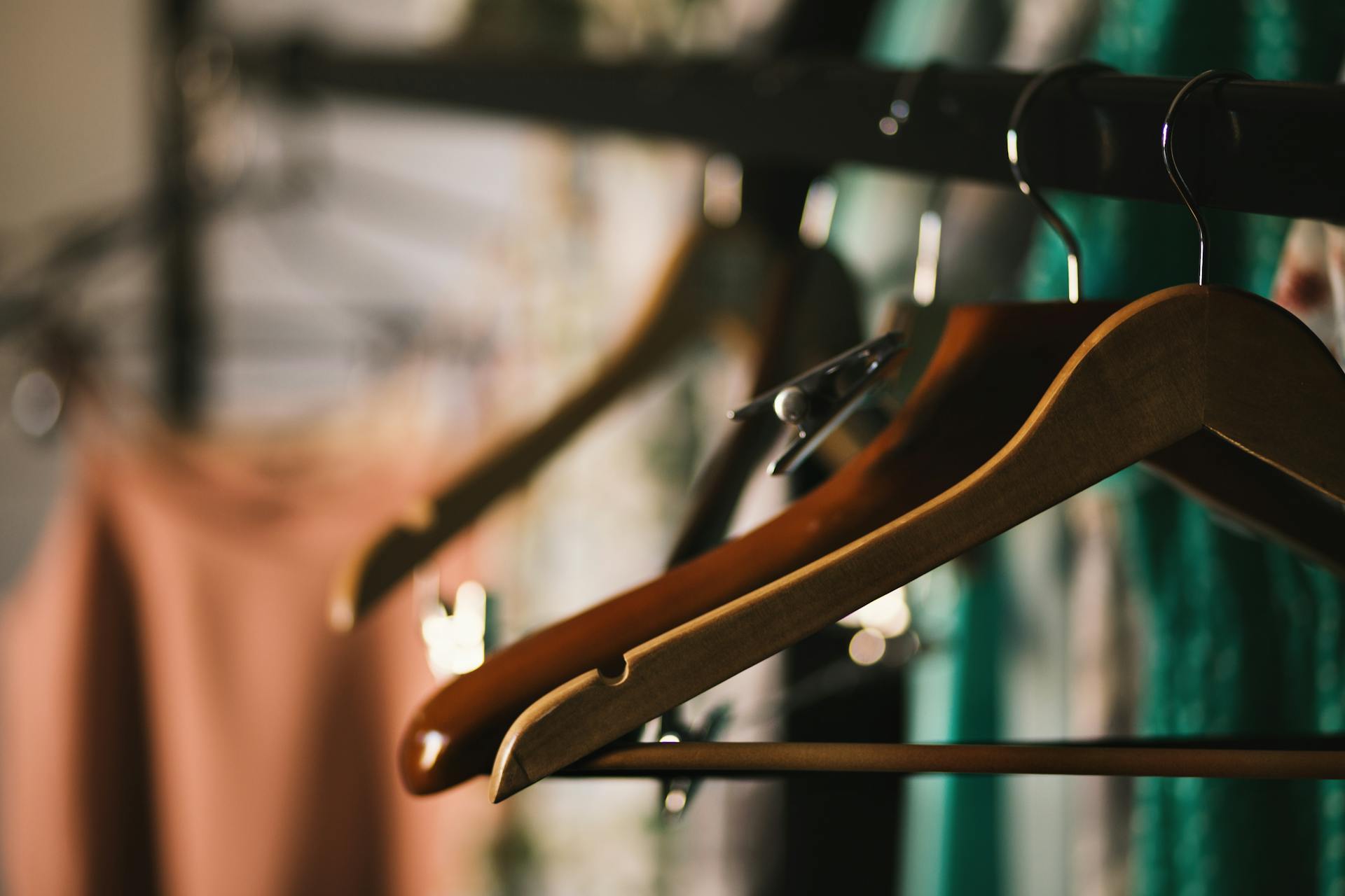 A close-up shot of hangers | Source: Pexels