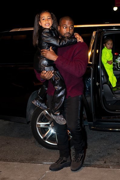 Kanye West and North West are seen in Midtown on December 21, 2019 | Photo: Getty Images