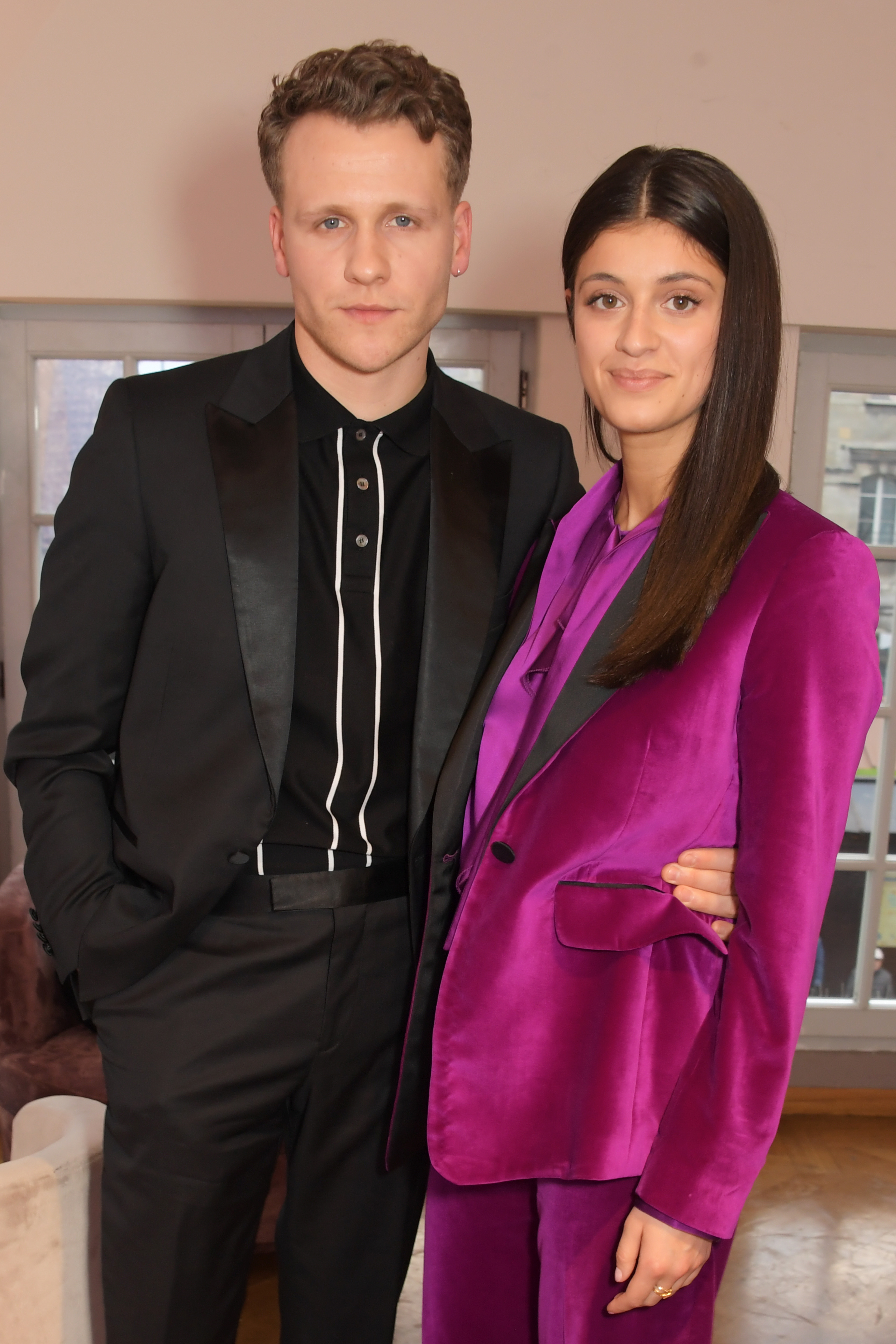 Josh Dylan and Anya Chalotra attend the Paul Smith AW20 50th Anniversary show as part of Paris Fashion Week on January 19, 2020, in Paris, France. | Source: Getty Images