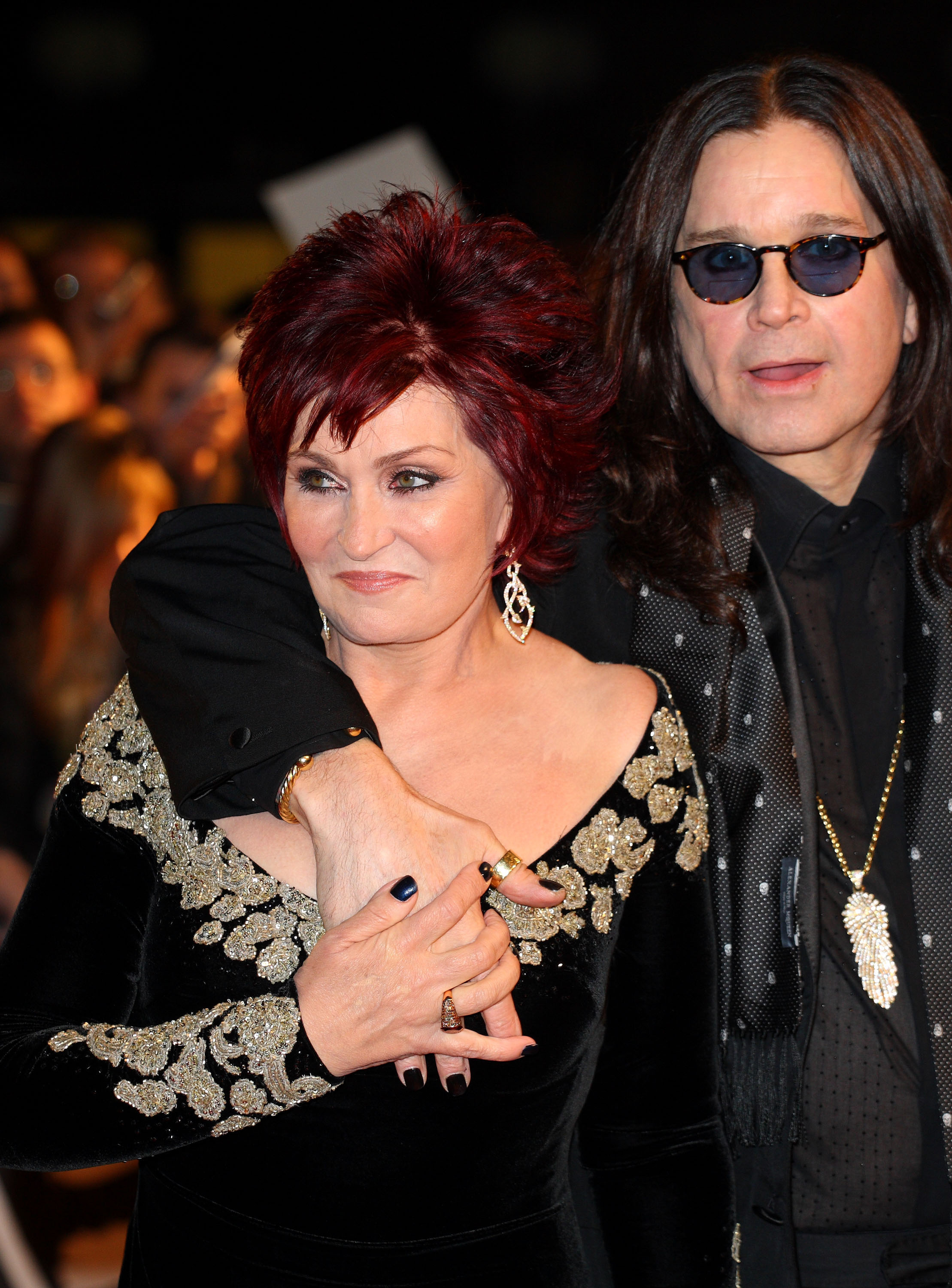Sharon and Ozzy Osbourne at the 2008 Brit Awards on February 20 in London, England. | Source: Getty Images