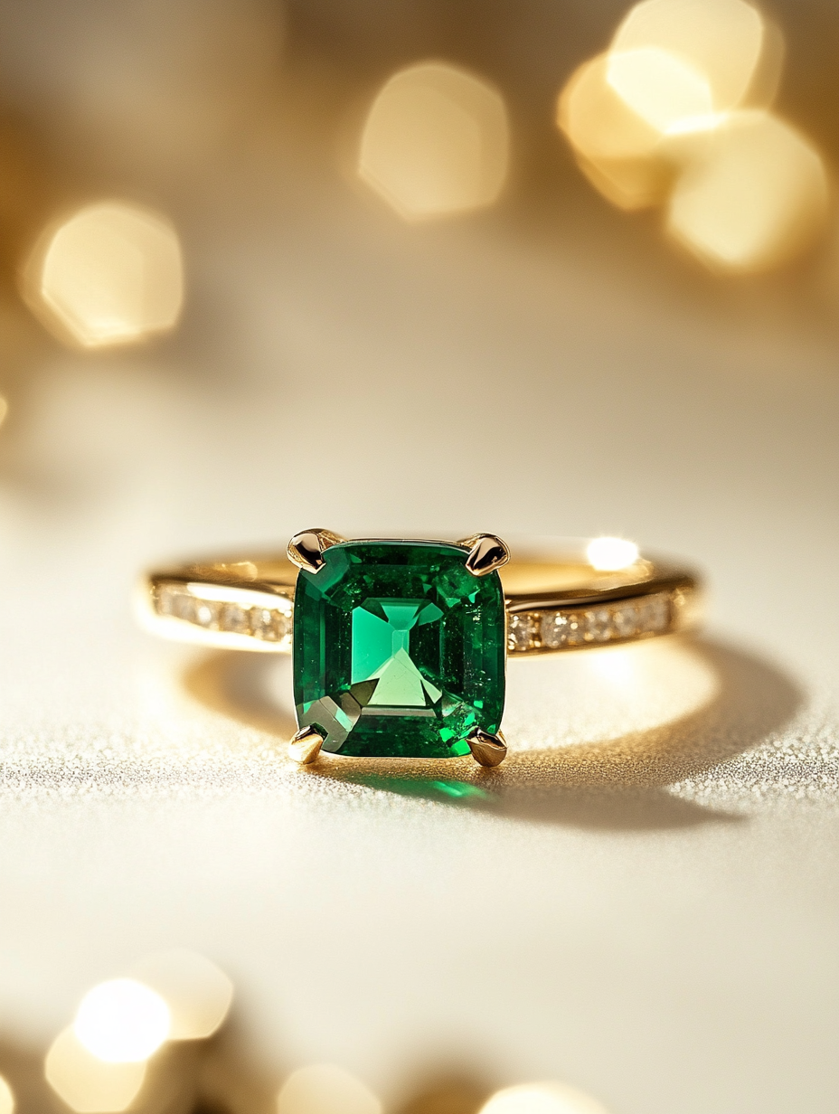 An emerald ring | Source: Midjourney