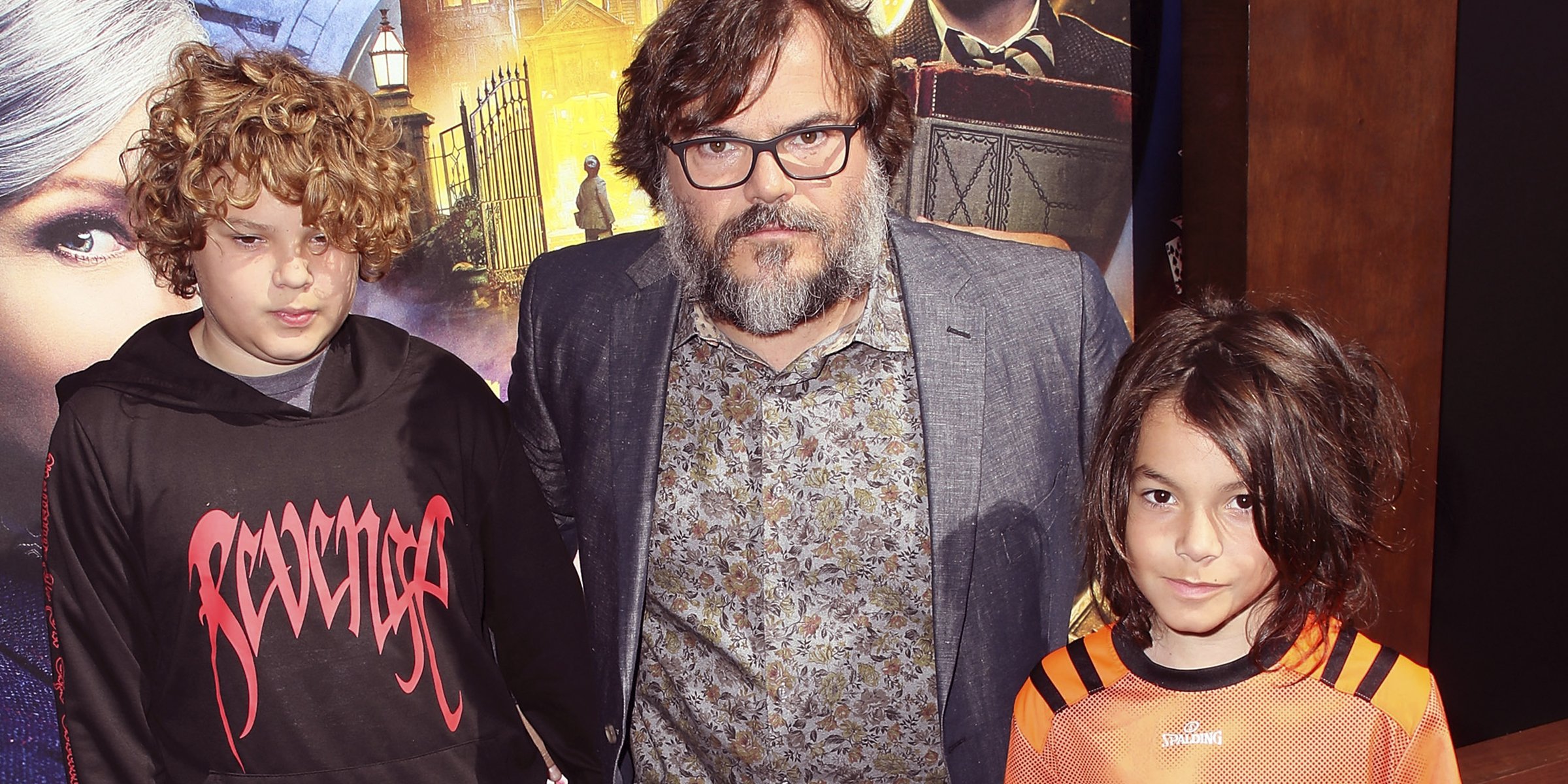 Actor Jack Black and son Samuel Jason Black arrive at the premiere of  News Photo - Getty Images
