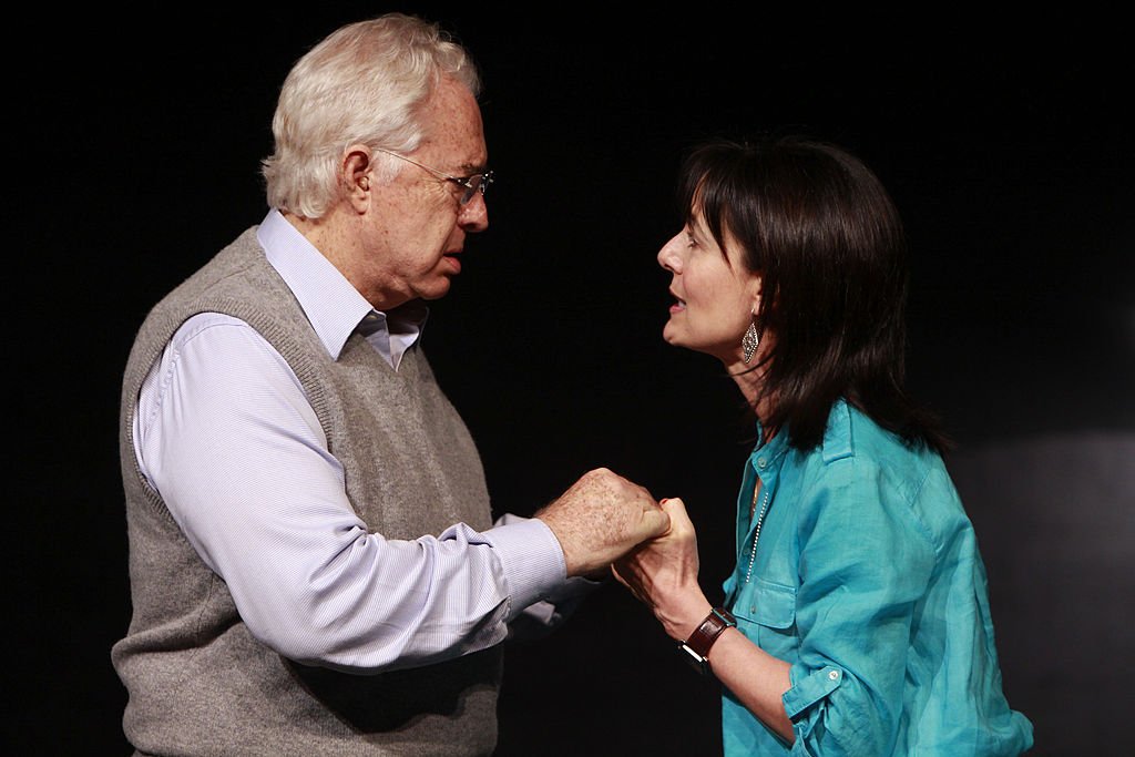 Rogelio Guerra y Nuria Bages en la obra La Retirada. | Fuente: Getty Images