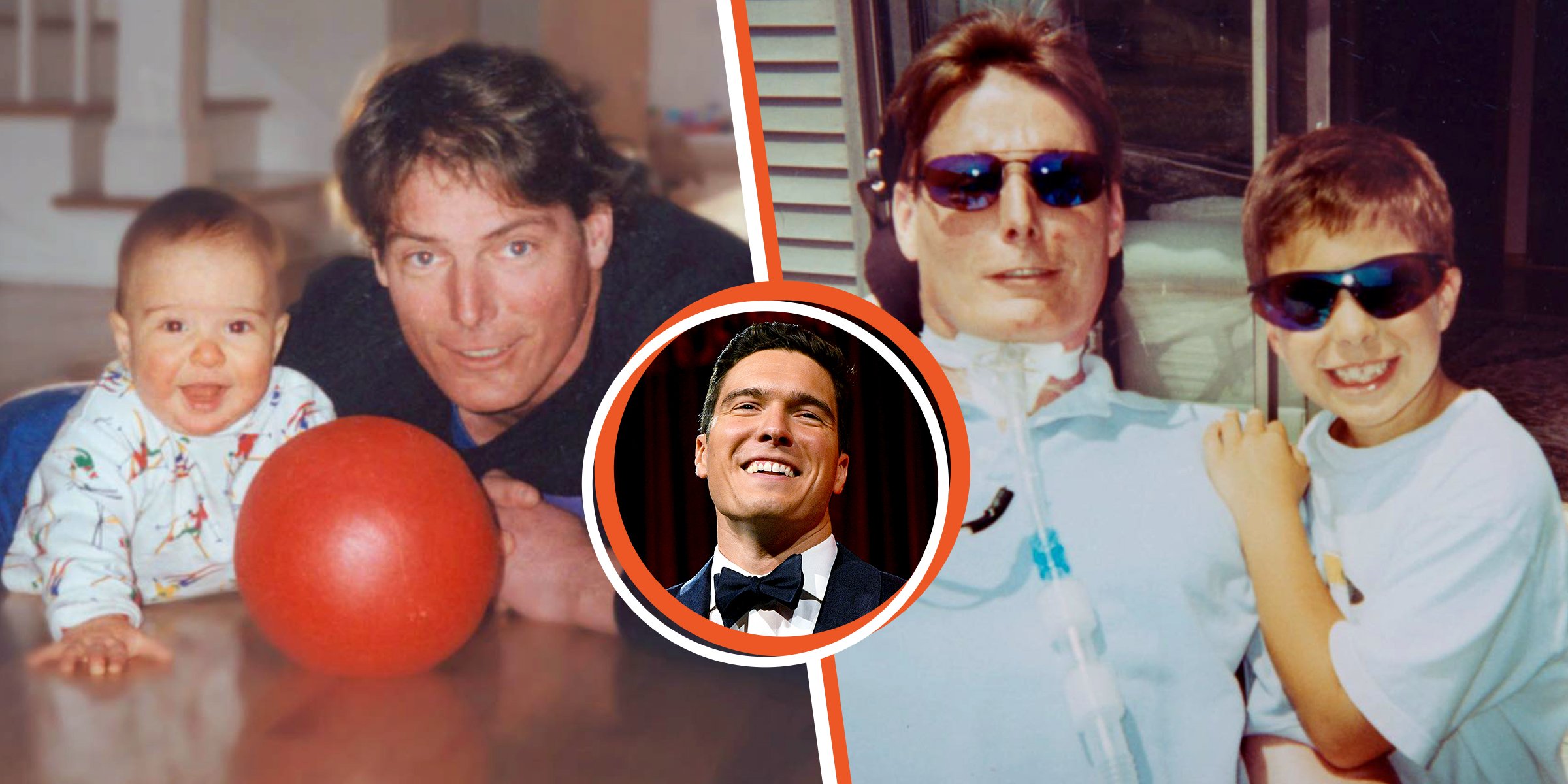 Christopher Reeve and his son Will Reeve. | Will Reeve [inset] | Source: Instagram.com/Willreeve | Getty Images 