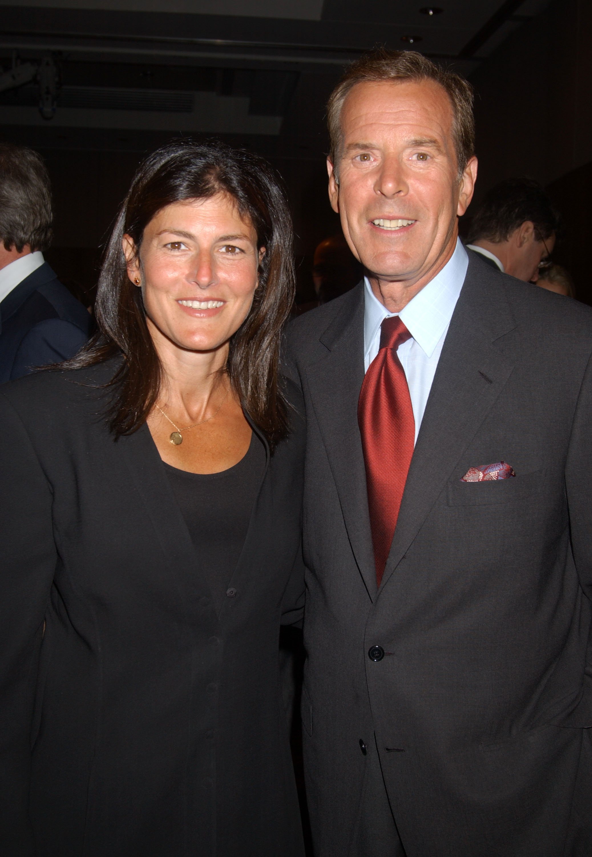 Kayce Jennings and Peter Jennings during Peter Jennings' 20th Anniversary Anchoring ABC World News Tonight at The Stanley Kaplan Penthouse at Lincoln Center in New York City, New York | Source: Getty Images