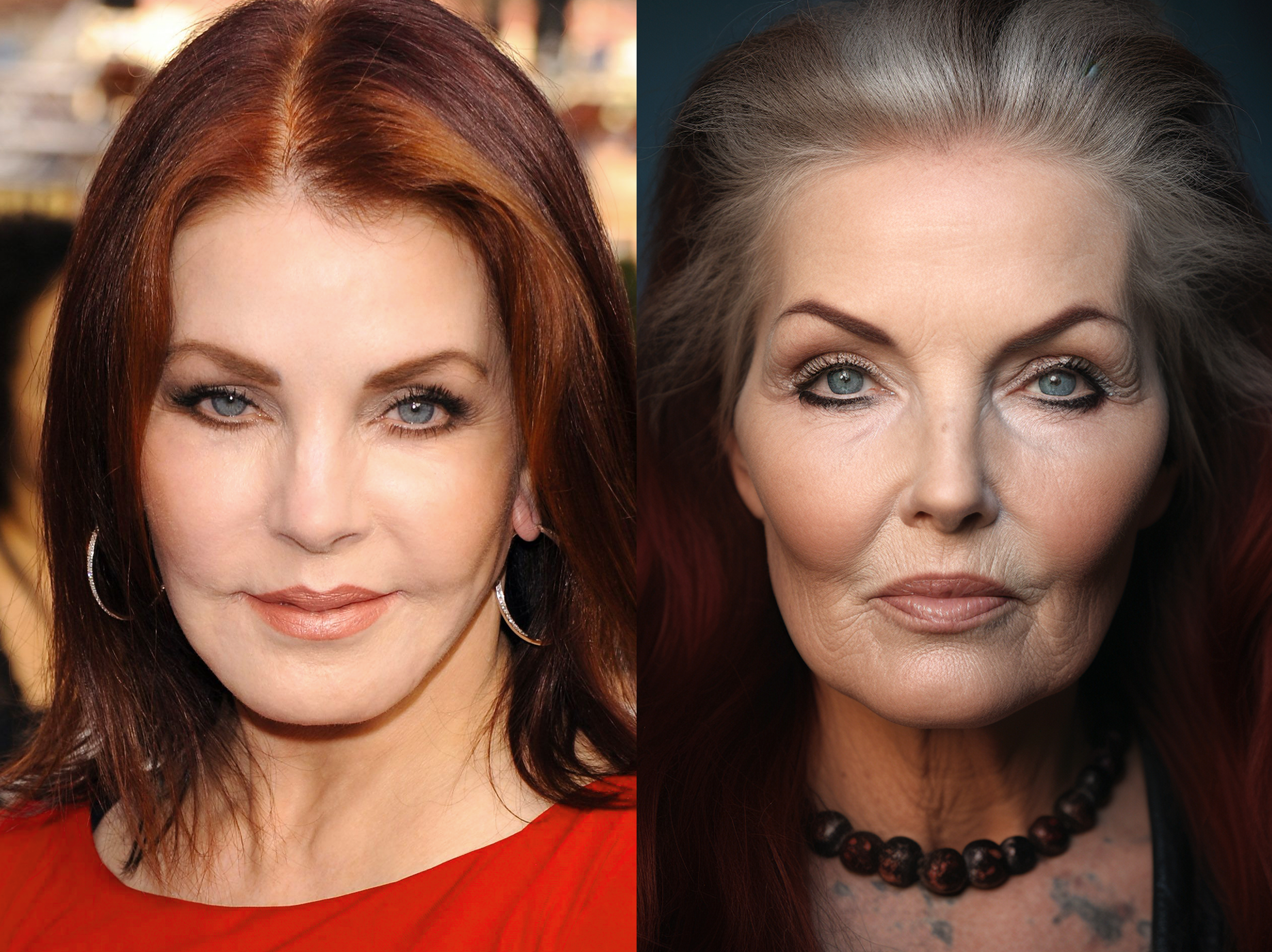 How Priscilla Presley would have looked according to an AI-generated image | Source: Midjourney