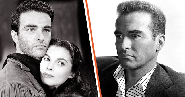 Montgomery Clift and Joanne Dru on the left and Montgomery Clift years later on the right | Photo: Getty Images
