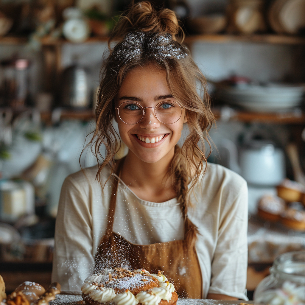 Baking is Elaine's passion | Source: Midjourney