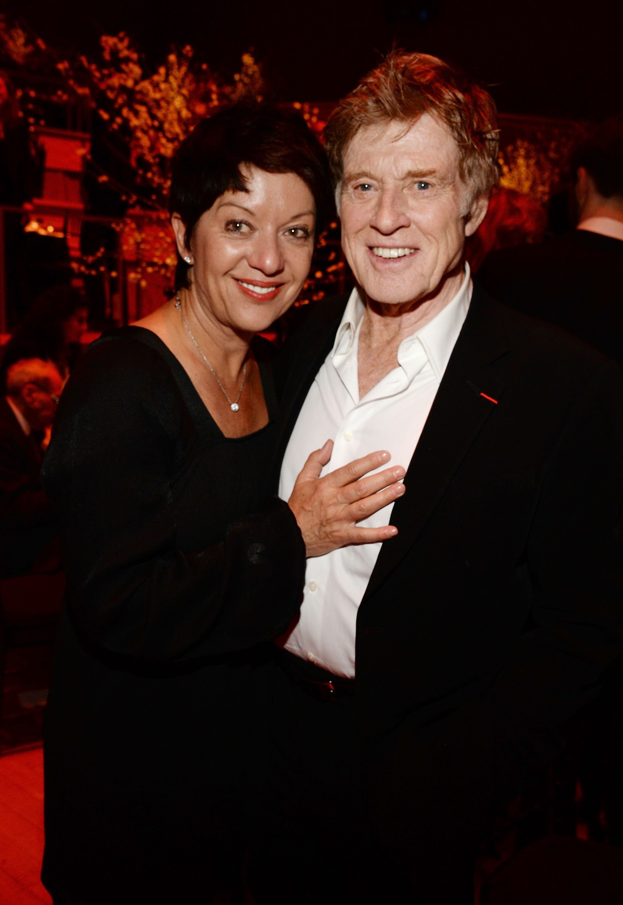 Robert Redford and wife Sibylle Szaggars during the 42nd Chaplin Award Gala at Jazz at Lincoln Center on April 27, 2015 in New York City. | Source: Getty Images