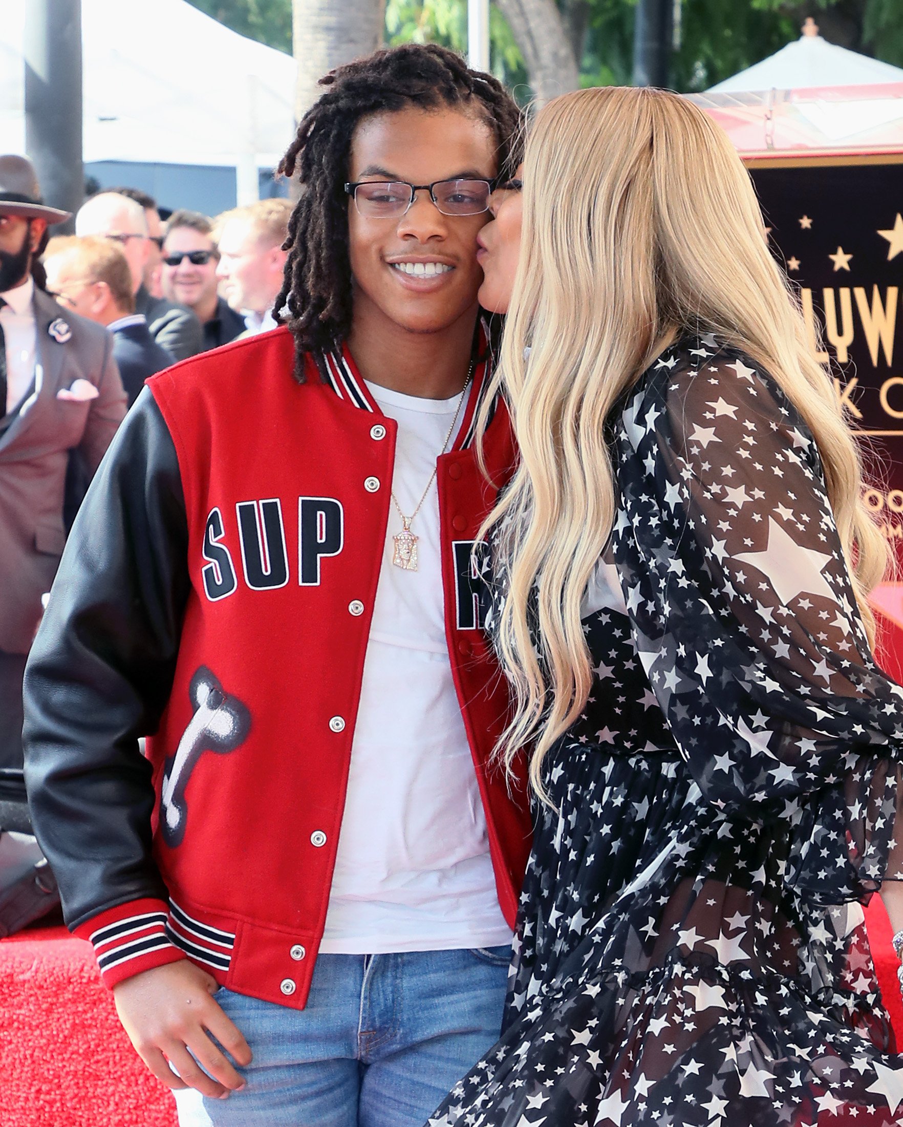 Wendy Williams and son Kevin Hunter Jr. attend her being honored with a Star on the Hollywood Walk of Fame on October 17, 2019 in Hollywood, California | Source: Getty Images