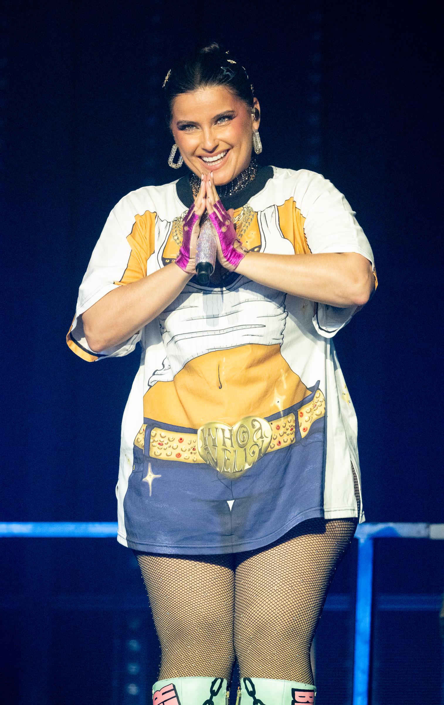 Nelly Furtado during Manchester Pride 2025 on August 24 in England. | Source: Getty Images