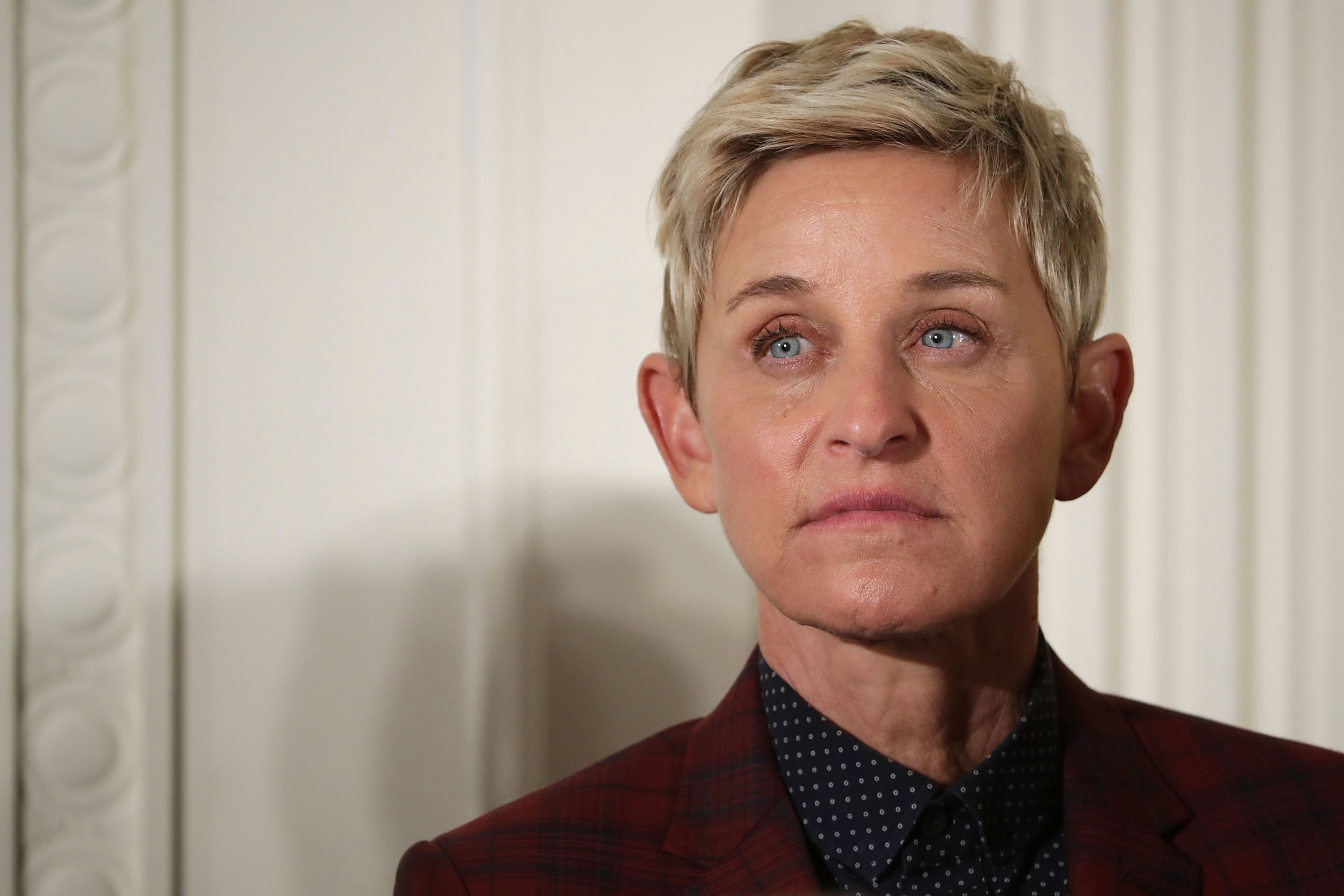 Ellen DeGeneres waits to receive the Presidential Medal of Freedom in Washington, DC on November 22, 2016. | Photo: Getty Images