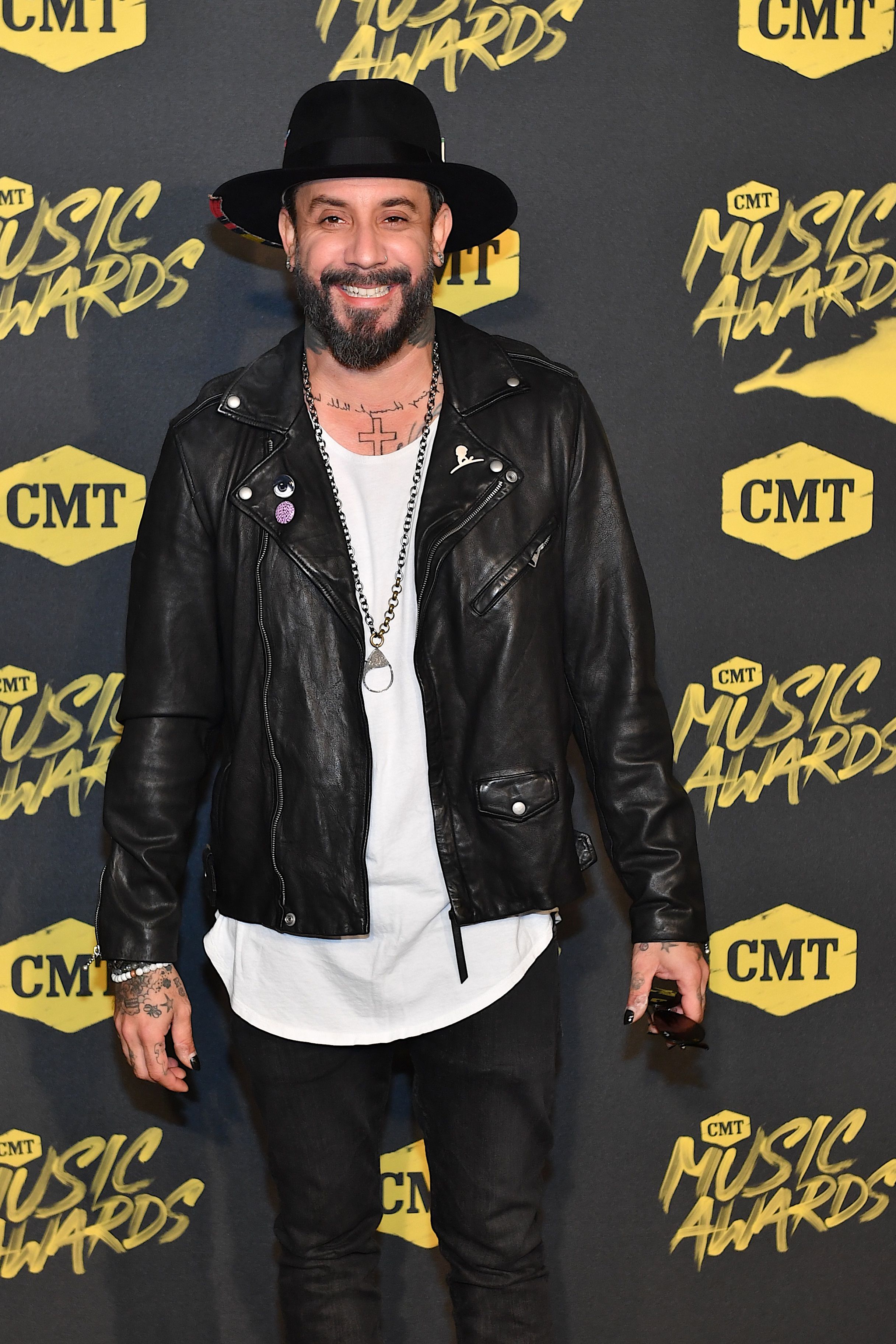 A.J. McLean at the 2018 CMT Music Awards at Bridgestone Arena on June 6, 2018 in Nashville, Tennessee. | Photo: Getty Images.