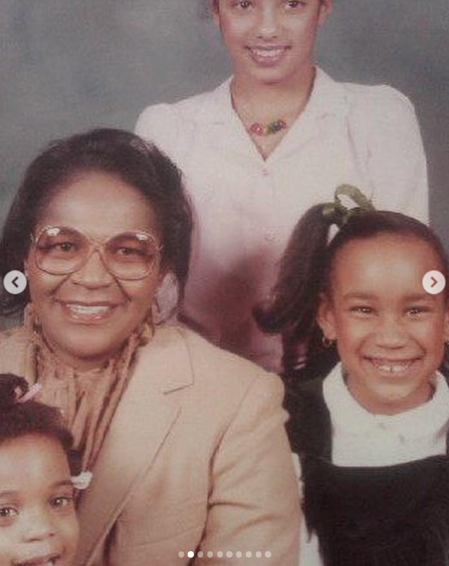 Elle Simone Scott's great-grandmother Ann Jordan Ford and family, as posted in May 2023 | Source: Instagram/elle_simone_scott