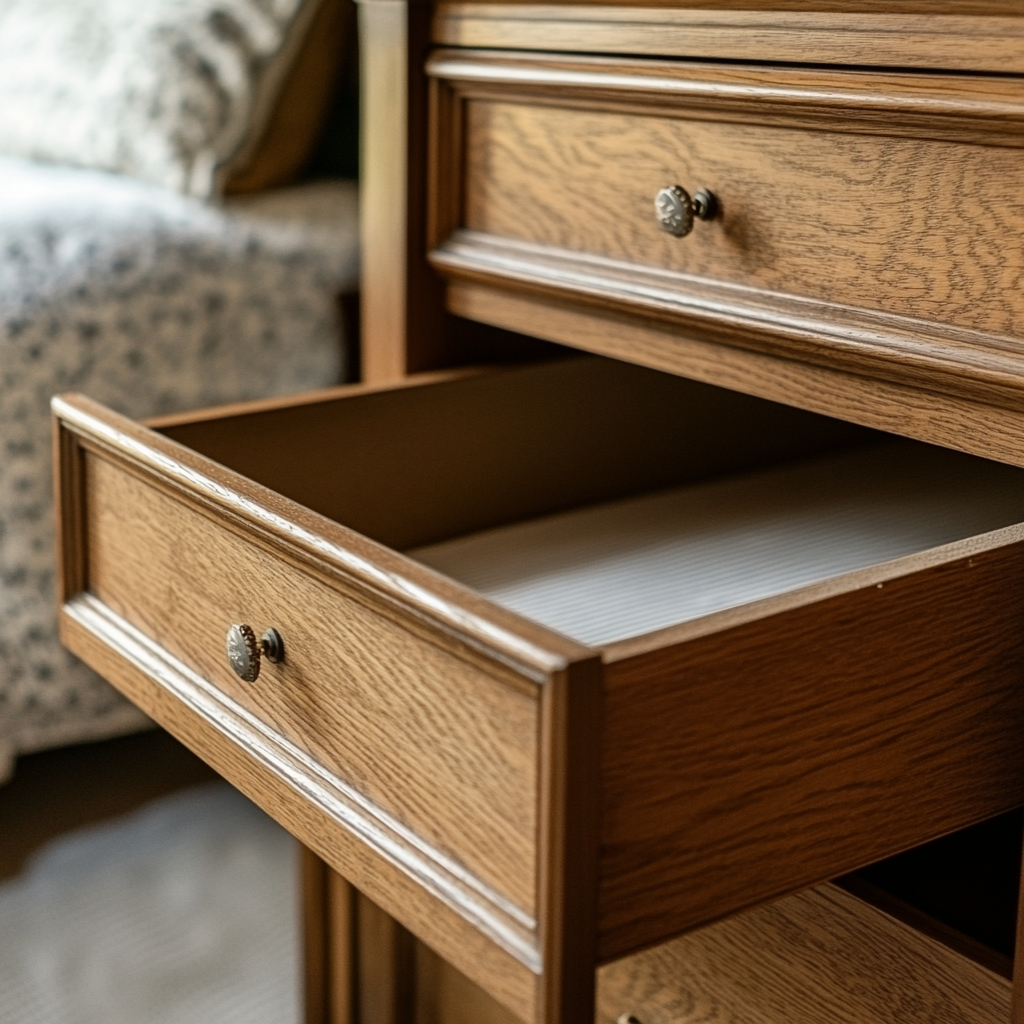 An empty drawer in a bedroom | Source: Midjourney