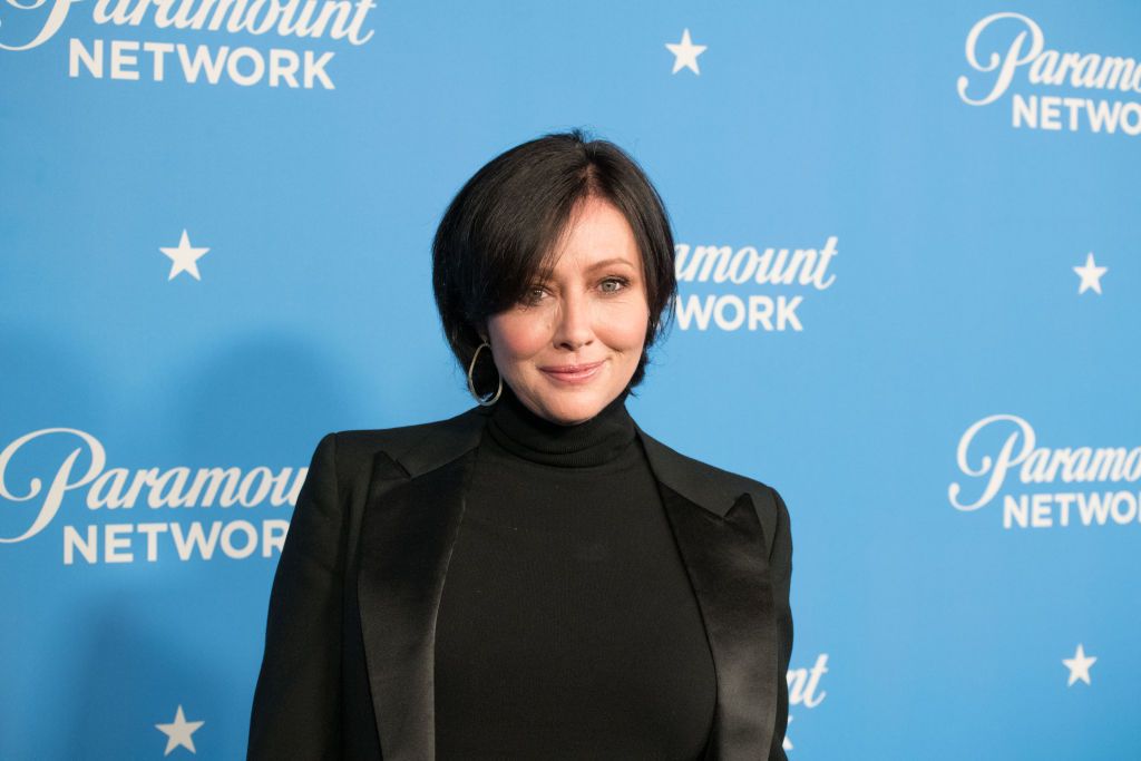 Actress Shannen Doherty at the Paramount Network Launch Party at Sunset Tower on January 18, 2018. | Photo: Getty Images