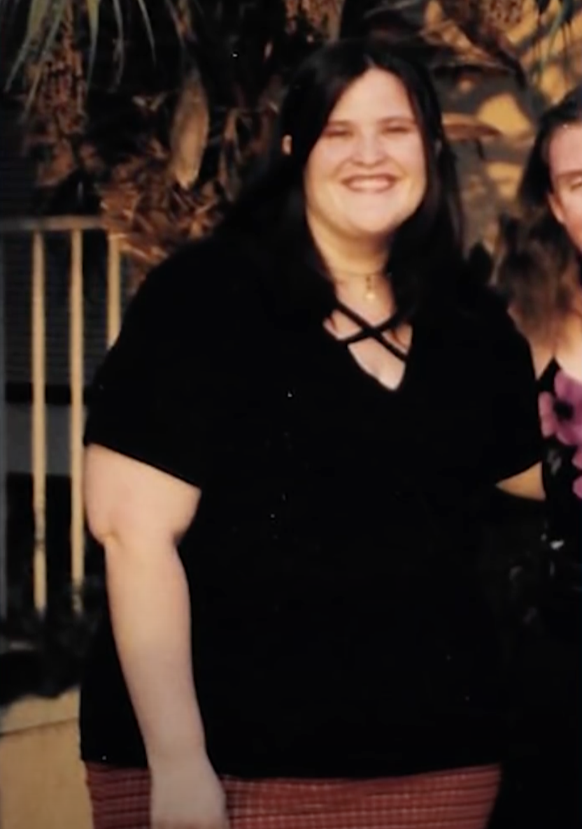 April Wood before weight loss, as seen in a video dated April 6, 2021 | Source: YouTube/@truly-channel
