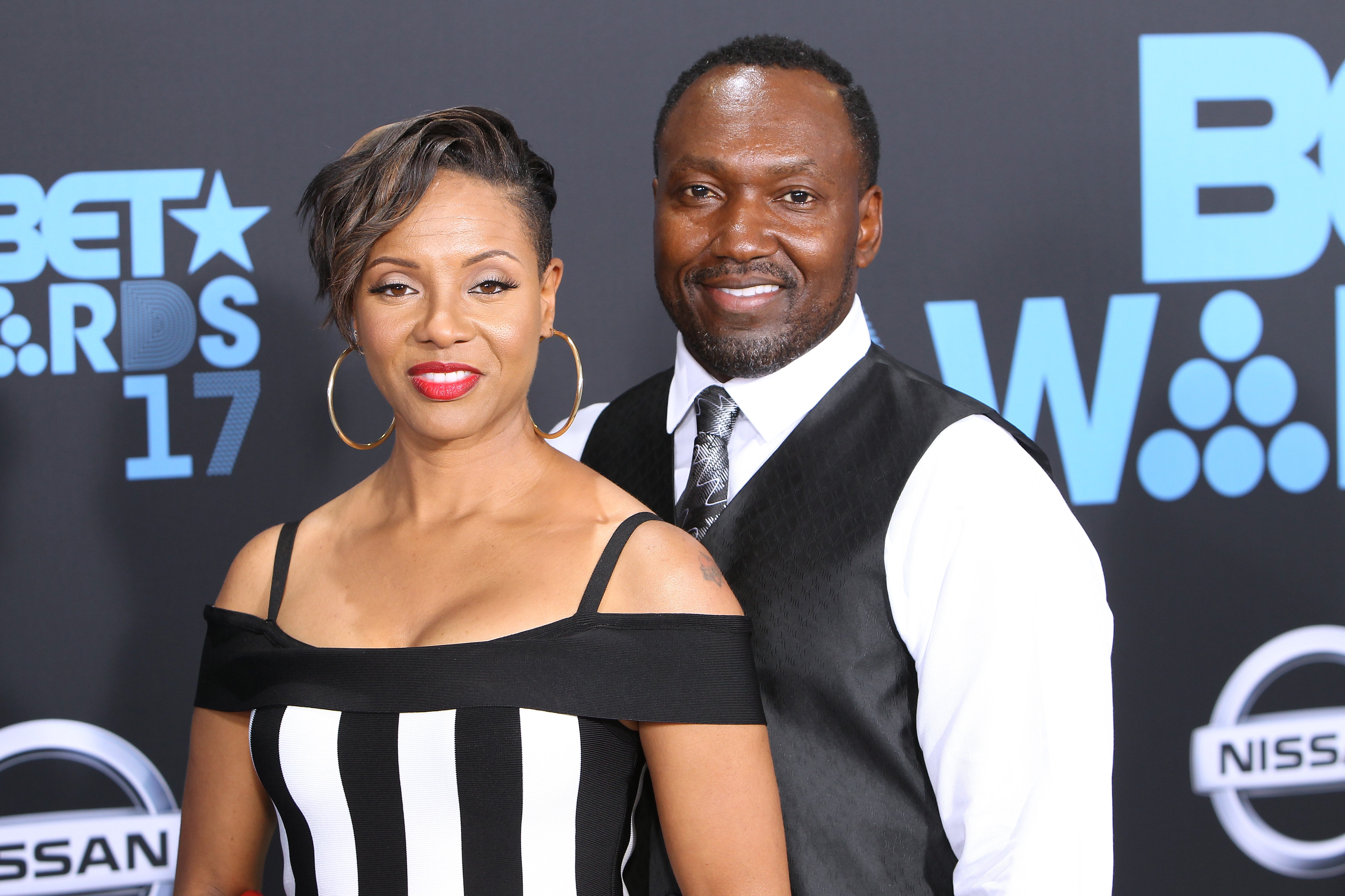 MC Lyte and husband John Wyche at the 2017 BET Awards. | Photo: Getty Images