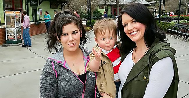 From Left to Right: Samantha Snipes pictured with baby Vaughn and Temple Phipps. | Photo:  facebook.com/B987SLC