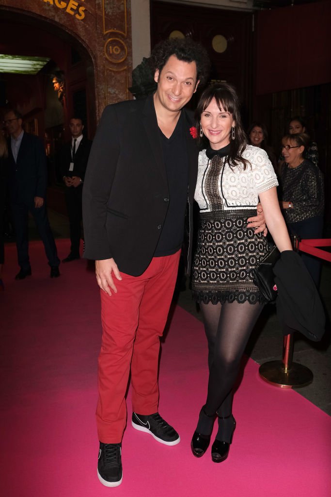 Éric Antoine et sa femme Calista Sinclair le 10 octobre 2018 à Paris. l Source : Getty Images