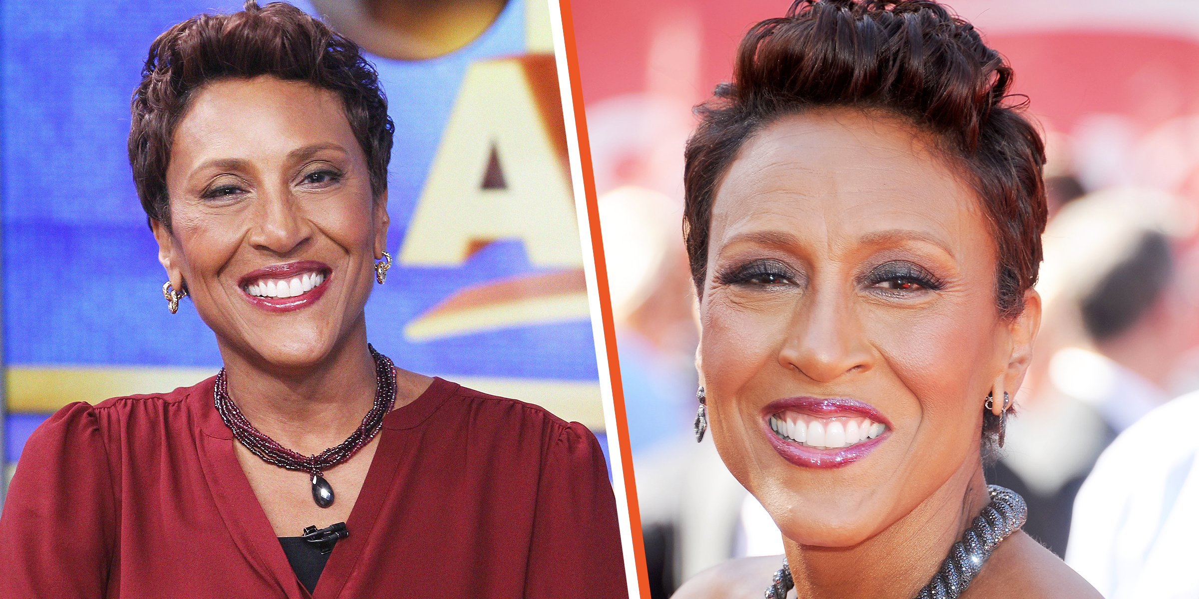Robin Roberts | Robin Roberts holding her wife's hand. | Sources: Getty Images | Instagram/mdhord