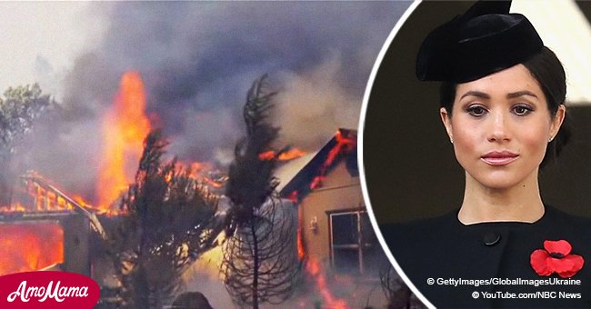 Meghan Markle's childhood house might be ruined in California inferno