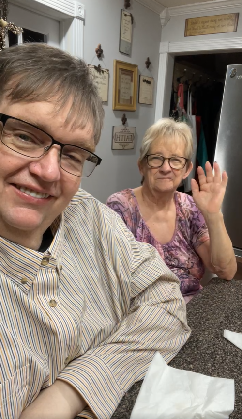 Frances waved goodbye to viewers as the broadcast came to a close. What appeared to be another ordinary ending to Coffee Time with John and Momma has since taken on a much deeper meaning for followers. | Source: Facebook/coffeetimewithjohnandmomma