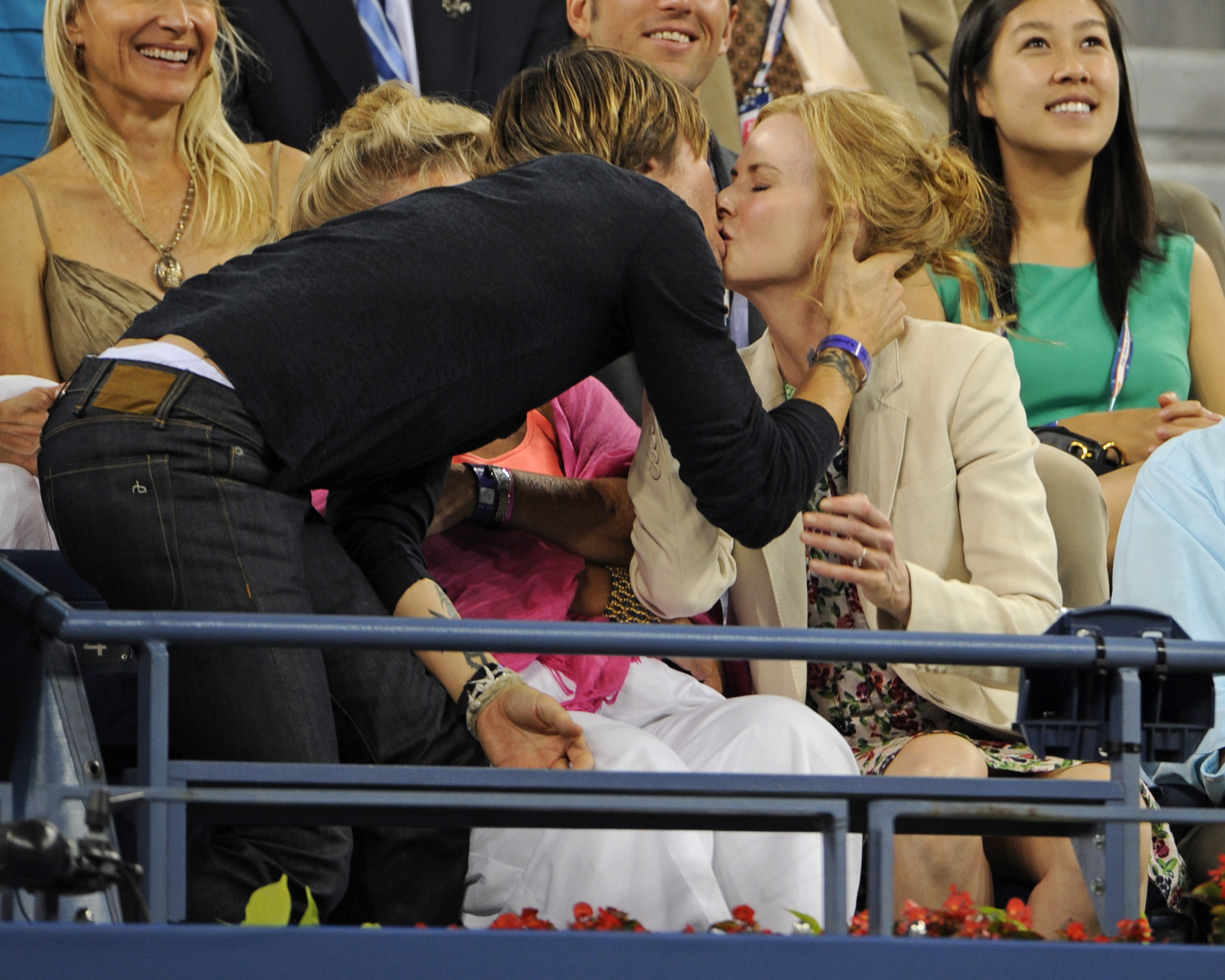 Keith Urban and Nicole Kidman at the US Open on August 31, 2012, in New York City. | Source: Getty Images