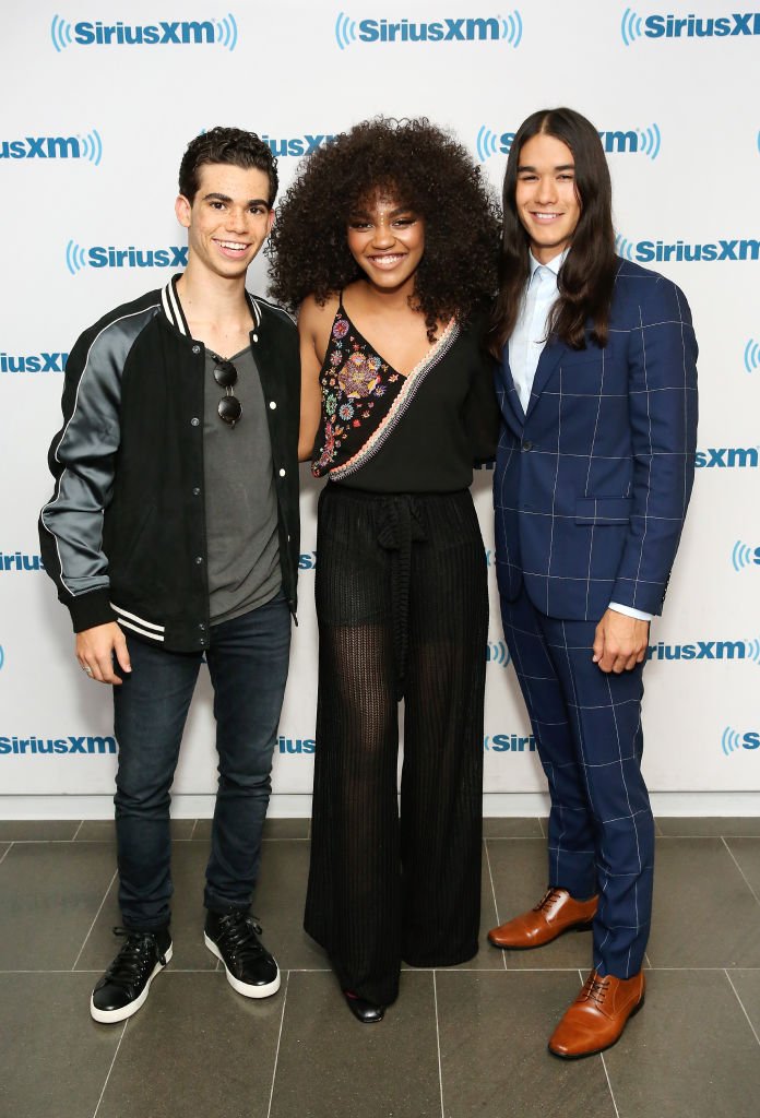 China Anne McClain, Cameron Boyce and Booboo Stewart visit SiriusXM Studios on July 18, 2017 in New York City. | Photo: Getty Images