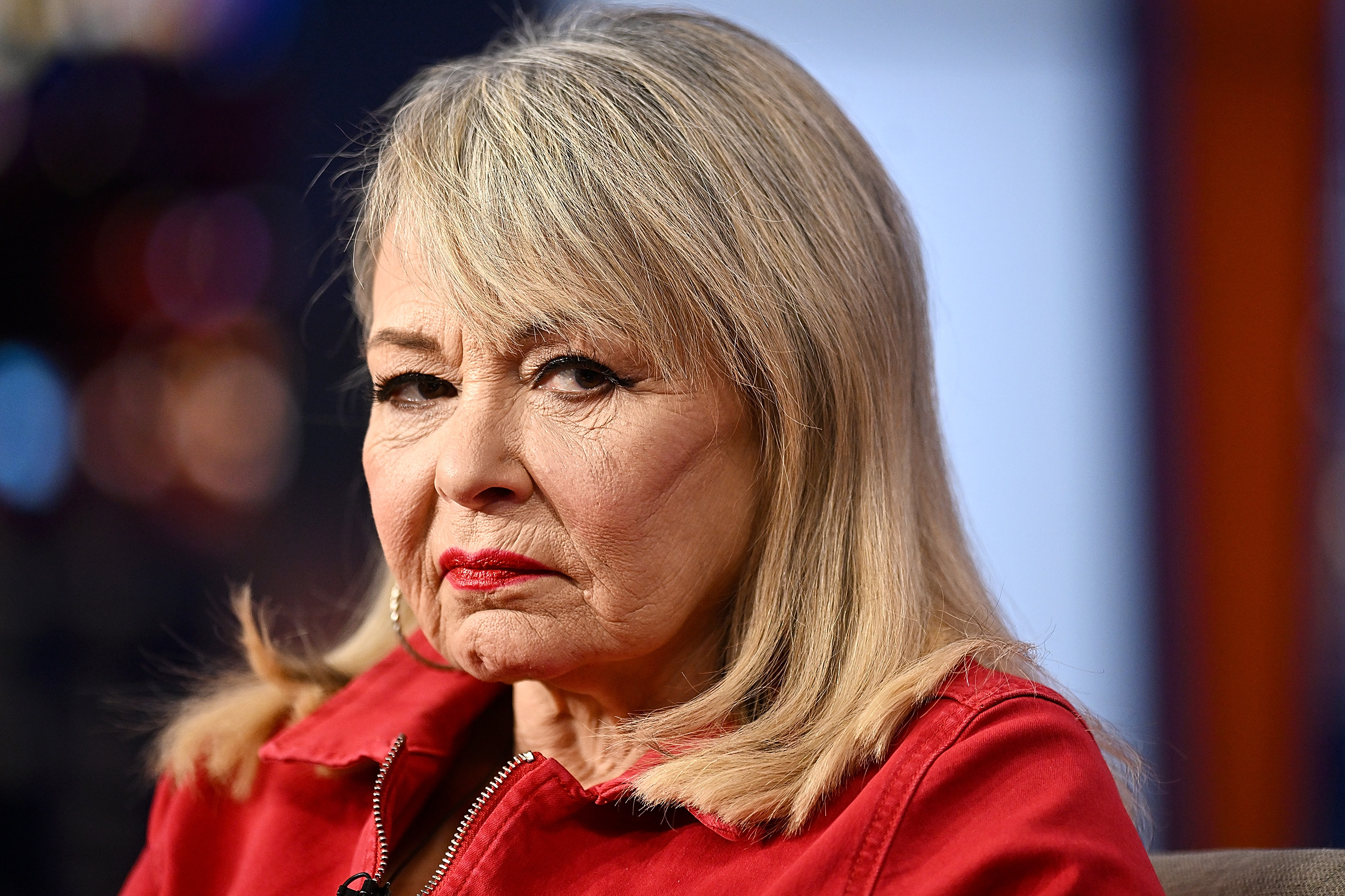 Roseanne Barr visits Fox News Channel’s "Gutfeld!" on February 14, 2023, in New York City | Source: Getty Images