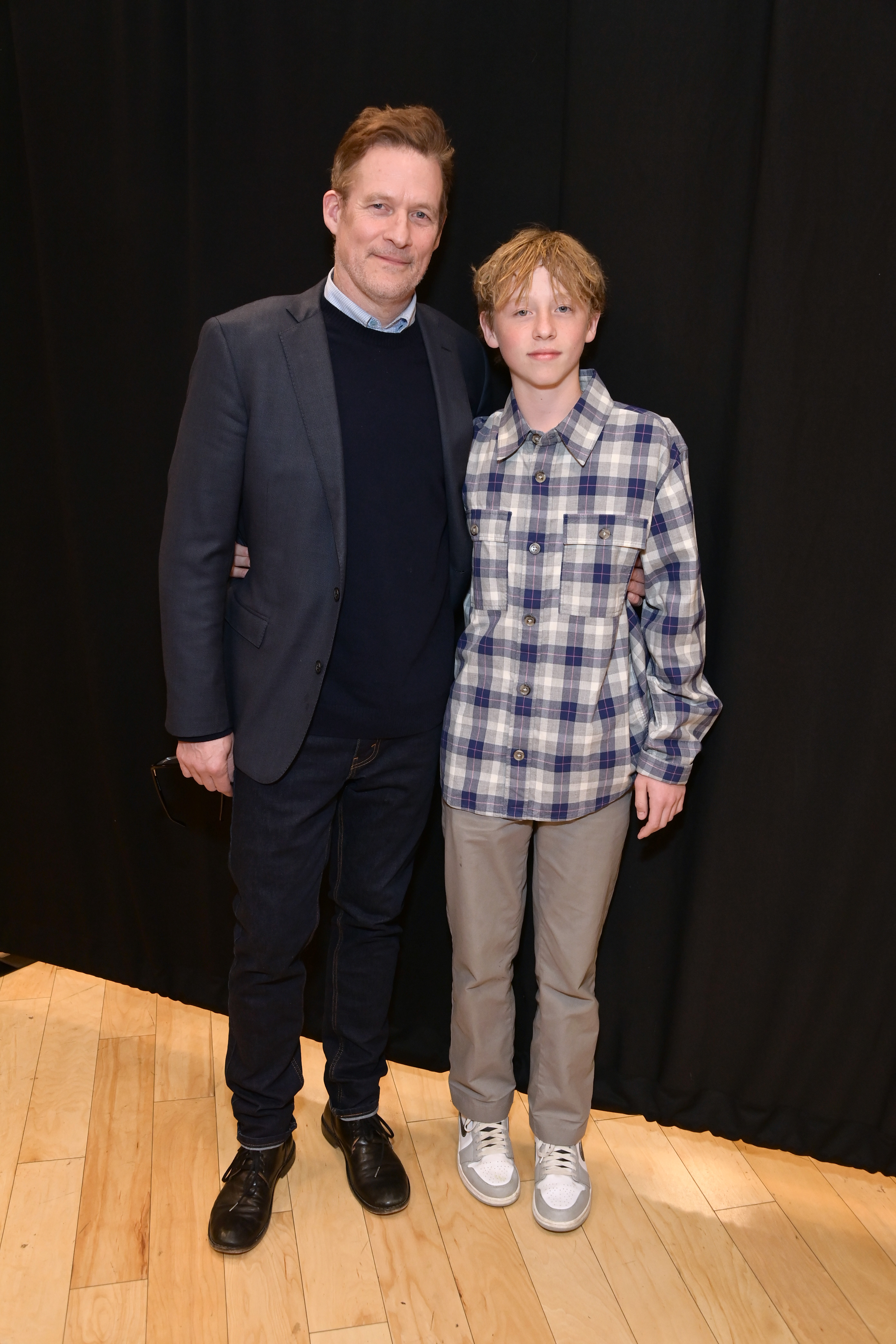 James Tupper and his and Anne Heche's son, Atlas Heche Tupper, at the Celebration for Anne Heche event in Los Angeles, California on January 24, 2023. | Source: Getty Images