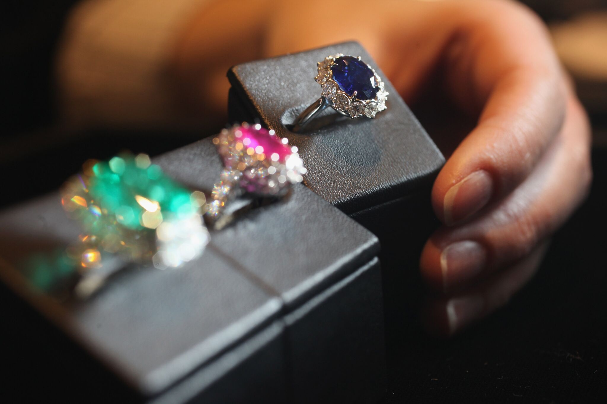 Princess Diana's Sapphire ring amongst others | Getty Images