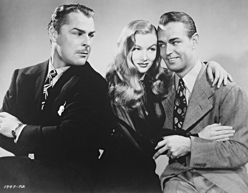 Brian Donlevy, Veronica Lake, and Alan Ladd in the 1942 film "The Glass Key" | Photo: Getty Images    
