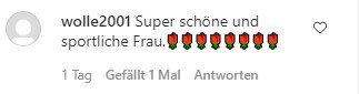 Kommentare unter Sylvies Bild I Quelle: instagram.com/sylviemeis