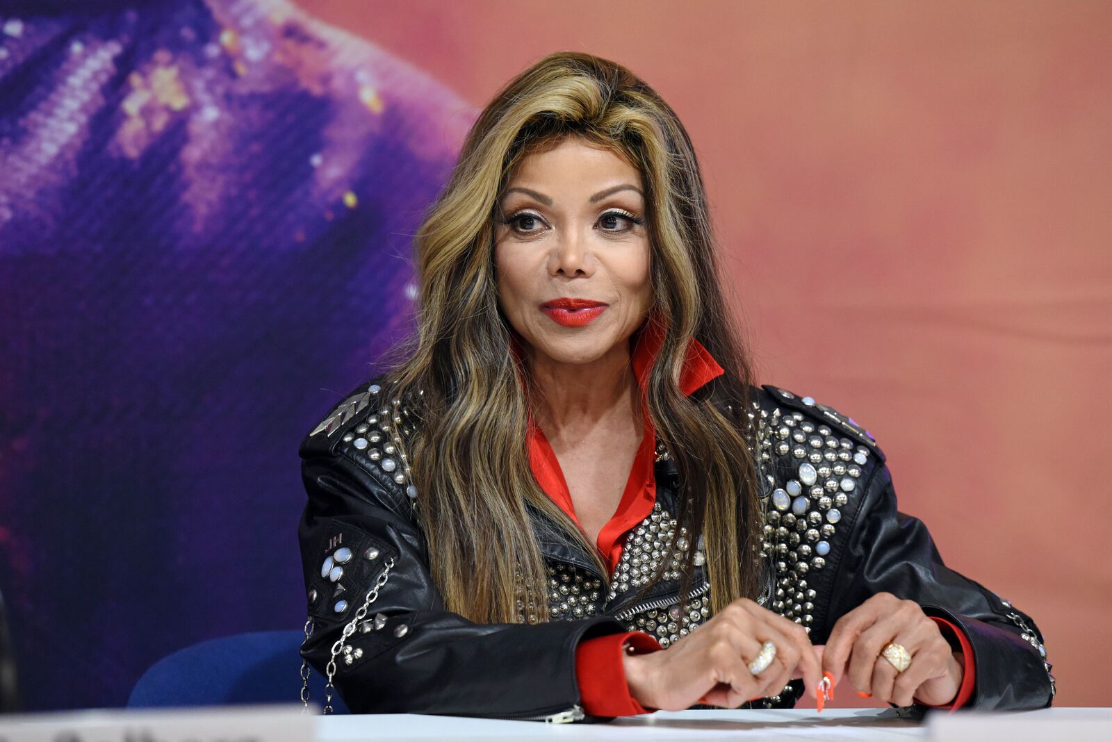 US singer La Toya Jackson attends a press conference to present the 'Forever - King Of Pop' show on October 22, 2018 | Photo: Getty Images