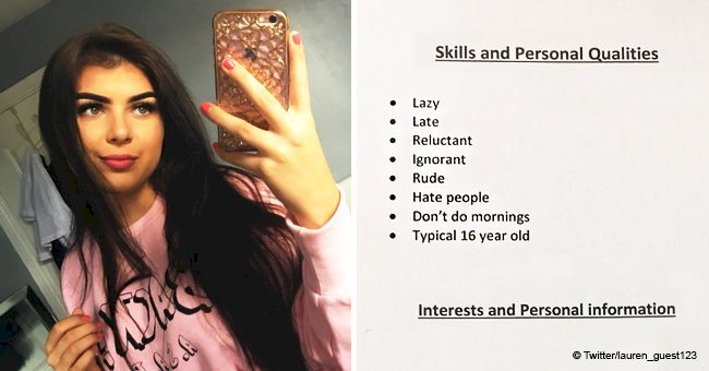 Daughter asked dad to write her CV, and the brutally honest resume went viral