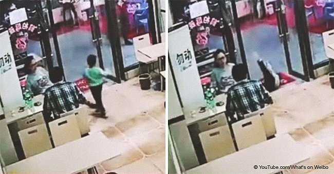 Pregnant woman caught on camera tripping 4-year-old child
