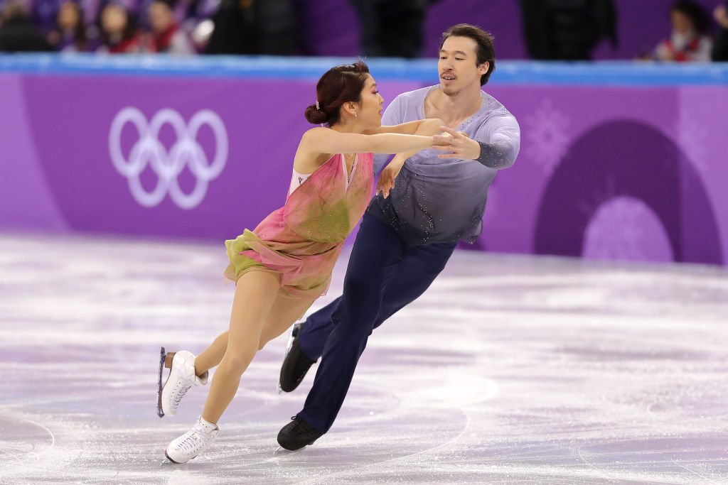Kana Muramoto and Chris Reed on February 20, 2018 in PyeongChang, South Korea | Photo: Getty Images