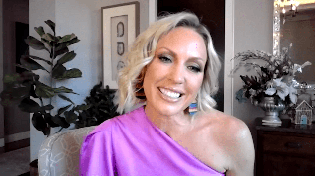 "Real Housewives of Orange County" star Braunwyn Windham-Burke during an interview with GLAAD in December 2020 | Photo: YouTube/GLAAD