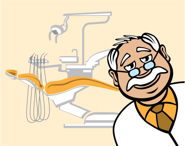 Dentist at his office. | Source: Shutterstock