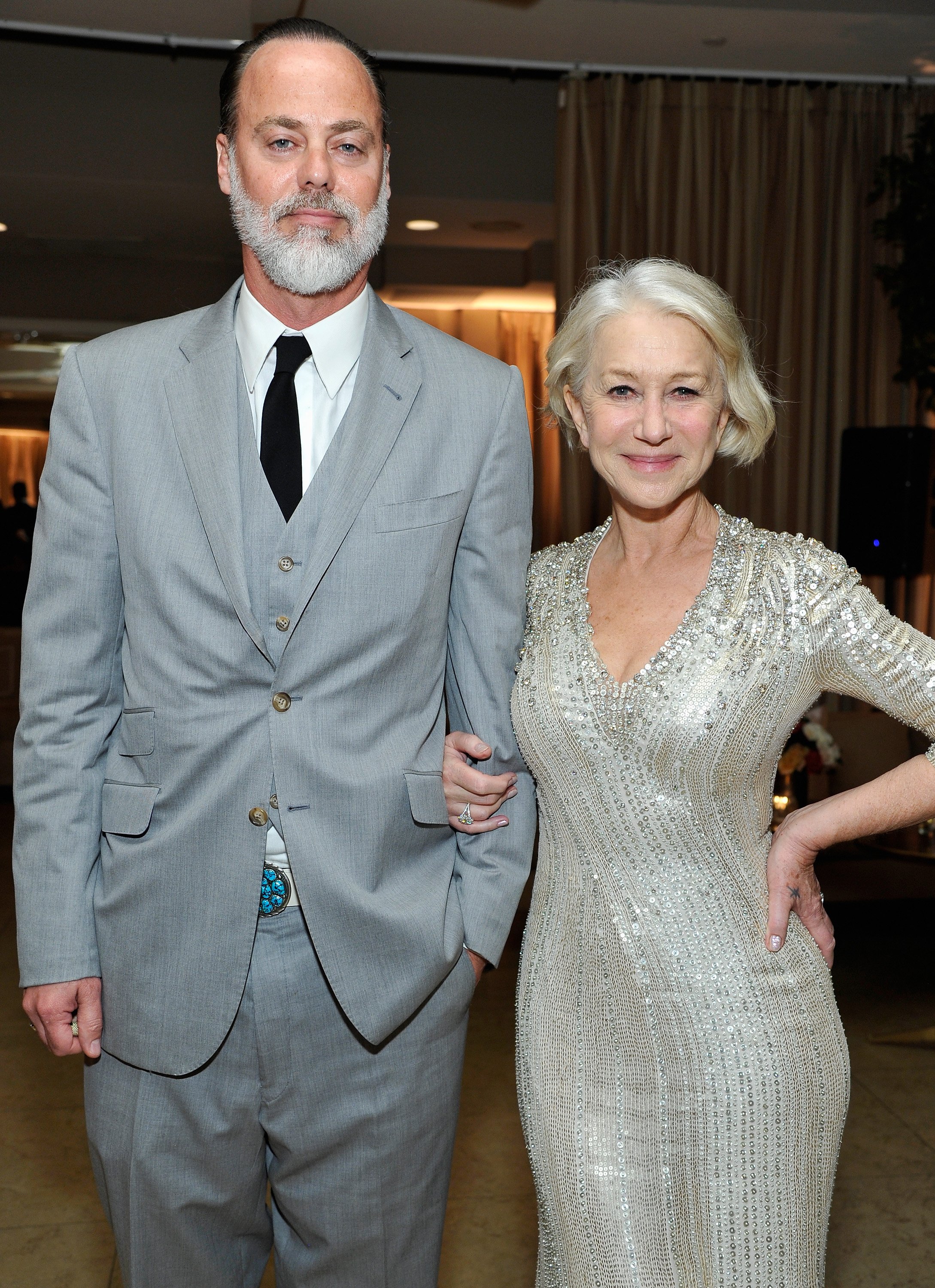 Rio Hackford and Helen Mirren at the Weinstein Company & Netflix's SAG after-party on January 30, 2016, in West Hollywood, California. | Source: John Sciulli/Getty Images 